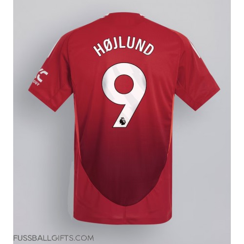 Manchester United Rasmus Hojlund #9 Fußballbekleidung Heimtrikot 2024-25 Kurzarm